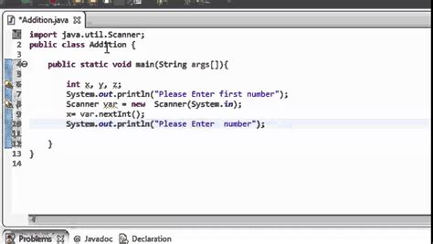 java program to add two numbers.